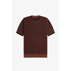 Fred Perry Brown Crewneck Sweater